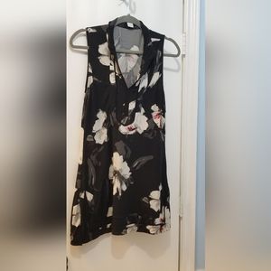 White House Black Market Floral long top or short dress